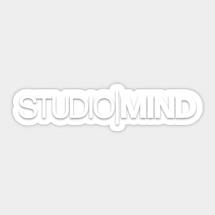 Studio Mind, Plain White Logo Sticker